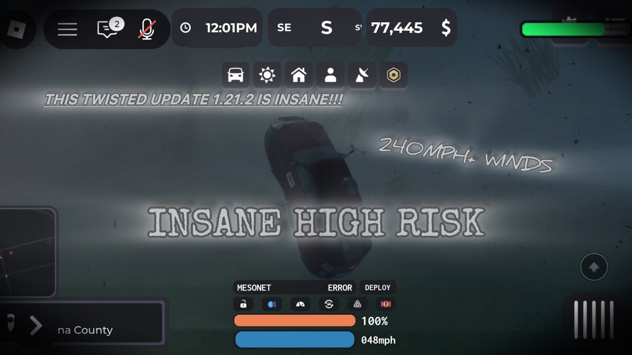 Insane High Risk Roblox Twisted Server!!! (240mph+ tornadoes ...