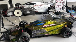 Arrma Limitless tire testing the 132 feet drag racing with the sky rc analyzer