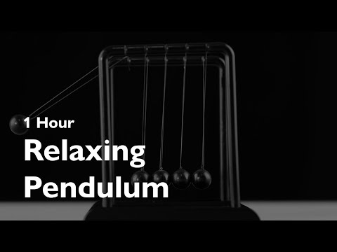 Pendulum Sound Relaxing Video 1 Hour