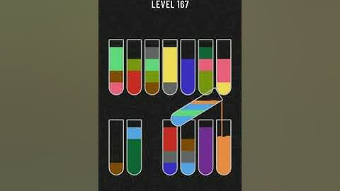 Water Sort Puzzle Level 167 | Level 167