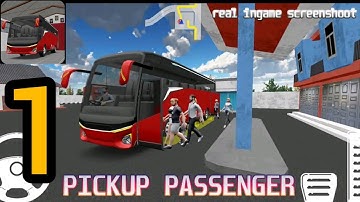ES Bus Simulator Indonesia - Long Driving - Pick And Drop Passenger - Bus Simulator - (Android,ios)
