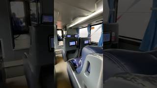 Luxurious and comfortable super executive class bus interior #bus #volvo #travelexperience