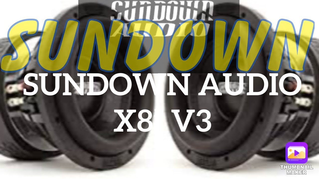 Sundown Audio X8" Subwoofer: Best Sound System in the World?