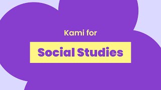 Social Studies and Kami