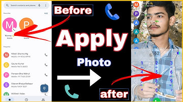 How To Apply Photo In Mobile Dialer Contact And Caller Screen Background In Any Android Device||
