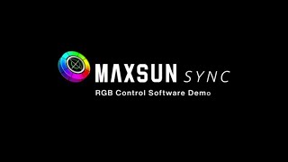 MAXSUN Sync RGB Control Software screenshot 3