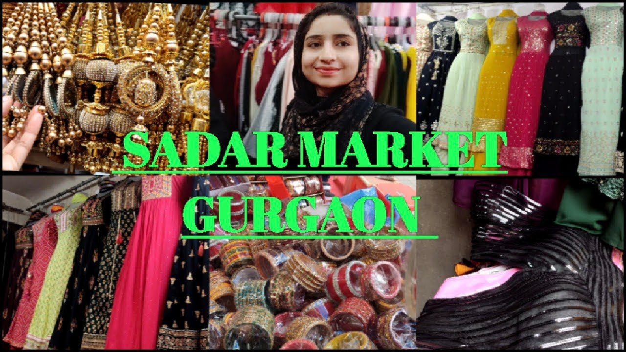 Sadar Market Gurgaon सदर बाज़ार गुड़गांव Cheapest Market पटरी