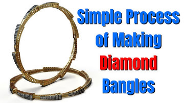 Simple Process of Making Diamond Bangle | Tutorial for Beginners | Learn CAD Design Tutorials