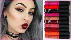 Lip Swatch & Review - The Body Shop Matte Lip Liquid | Evelina Forsell