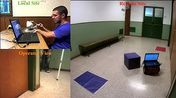 PD-like controller for delayed bilateral teleoperation of wheeled robots - Operator 4
