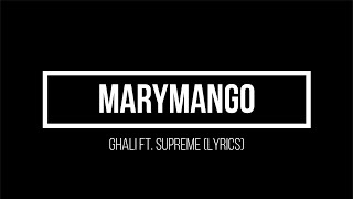 Ghali - Marymango feat. tha Supreme (Lyrics Video)