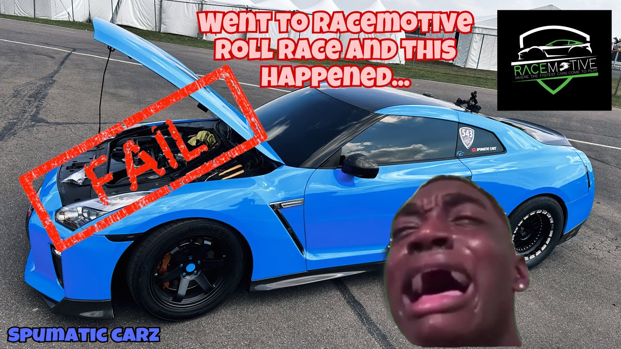 I took my R35 GTR to Racemotive Poconos 1/3 Mile Roll Race and this ...
