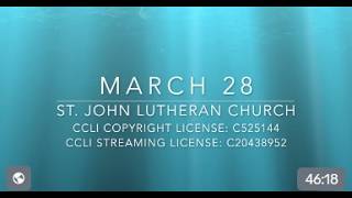March 28, 2021 - Palm Sunday Worship Service