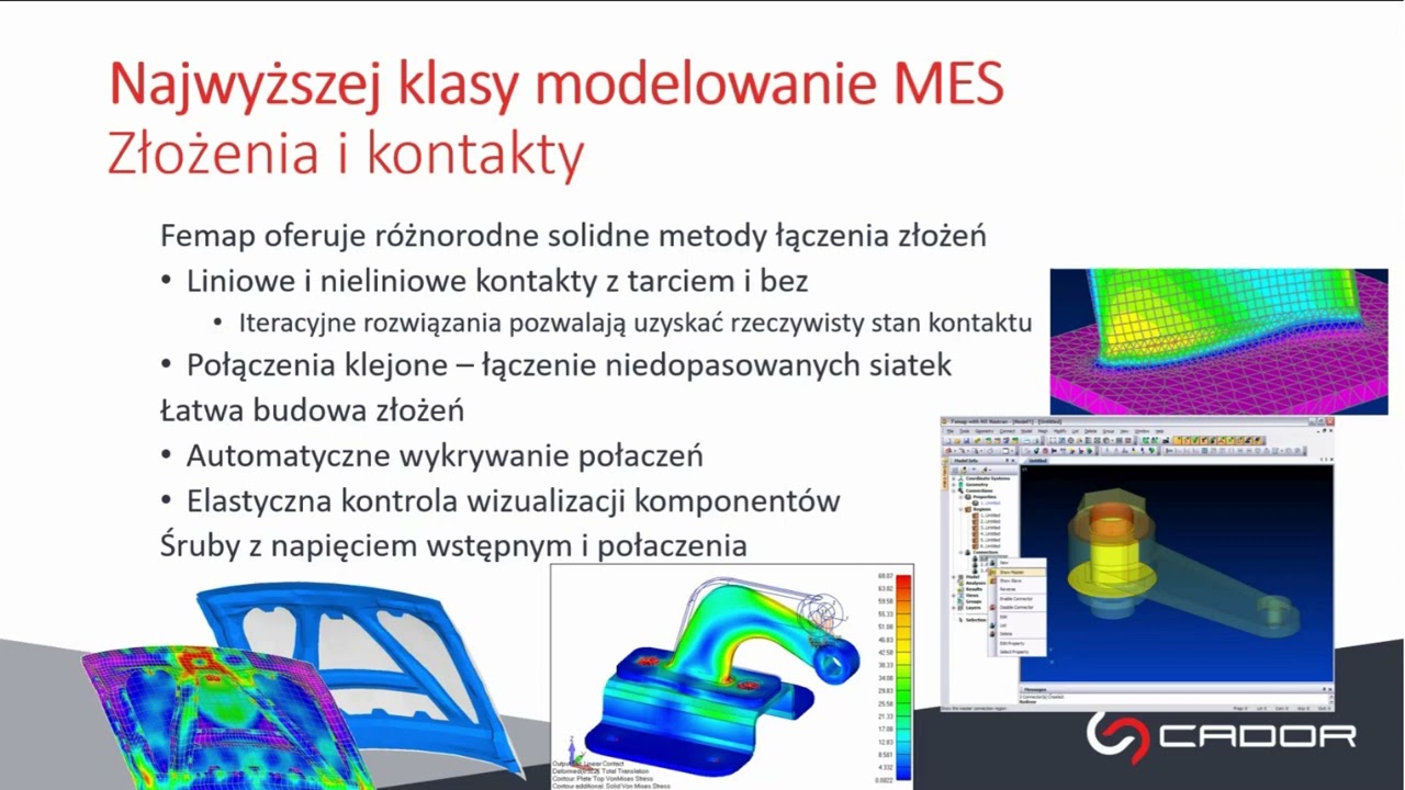 Webinar | FEMAP  SDC Verifier | Analiza MES i weryfikacja zgodności z normami
