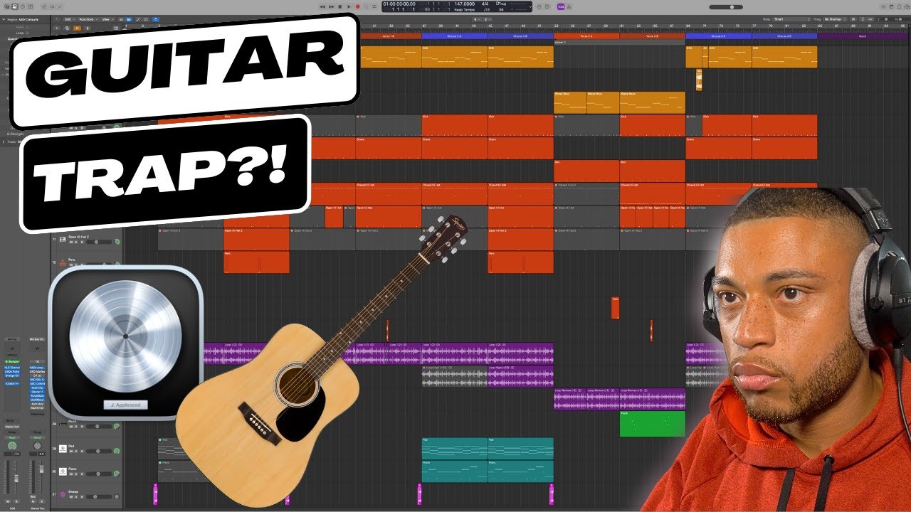 Making A Guitar Trap Beat In Logic Pro - YouTube