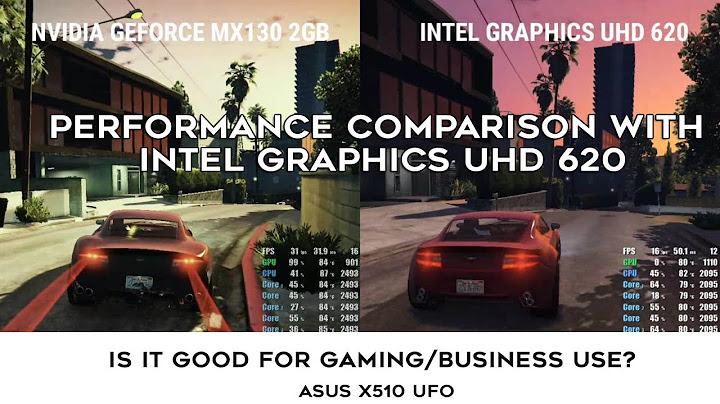 So sánh intel hd graphics 620 vs nvidia geforce 660 năm 2024