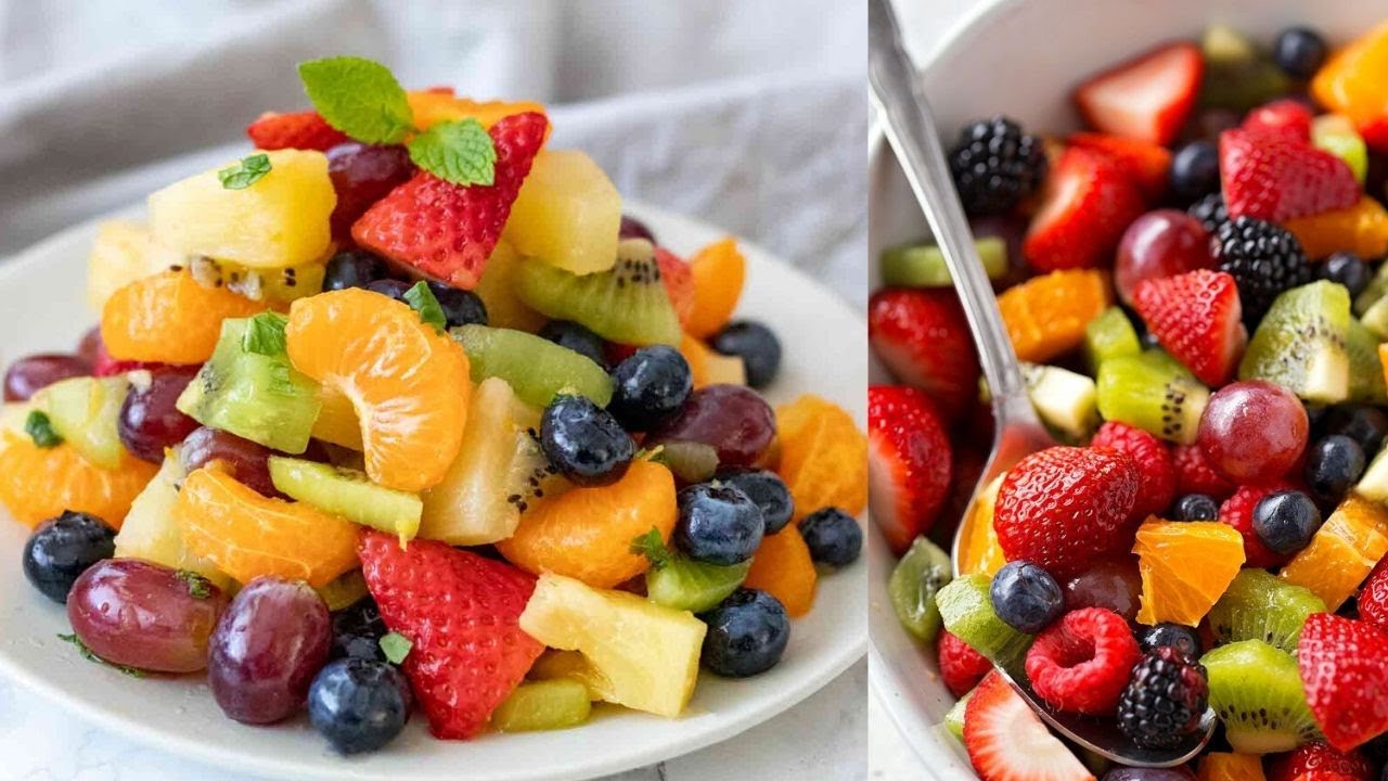 Healthy and Tasty Fruit Salad - Very Easy! - YouTube