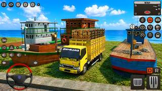 Game Truk Oleng Canter Mitsubishi Muatan Kayu Overload Permainan Truk Bussid - Game Truk Simulator screenshot 5