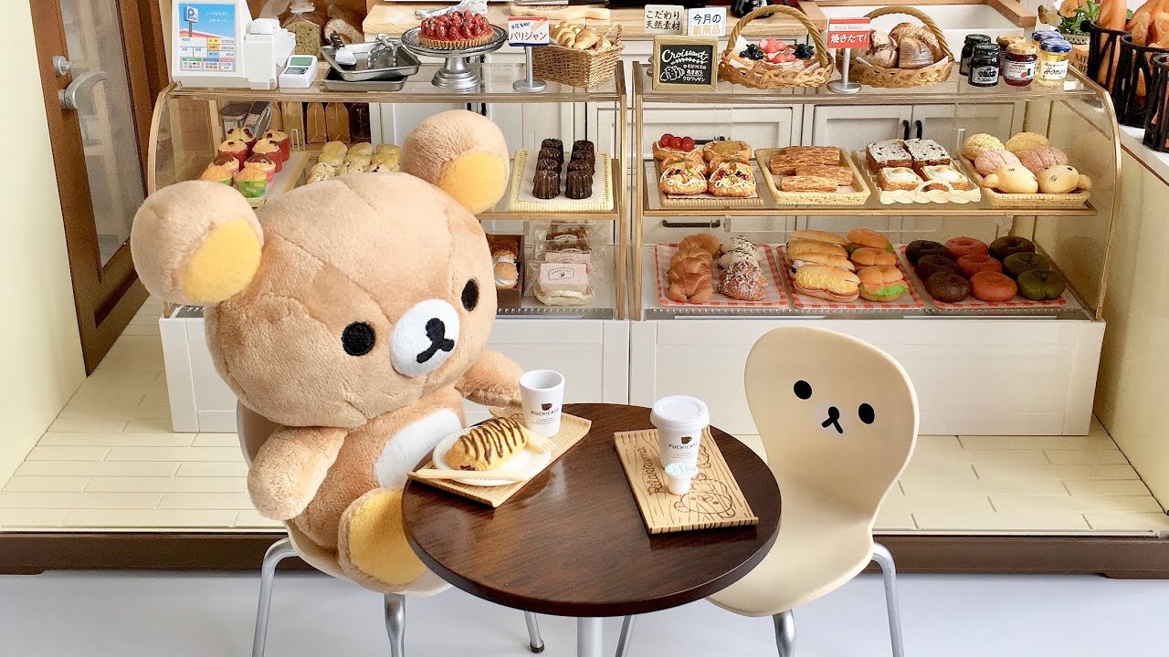 1:6 Dollhouse Bakery Cafe | Toy Food Miniatures | Re-Ment Bakery