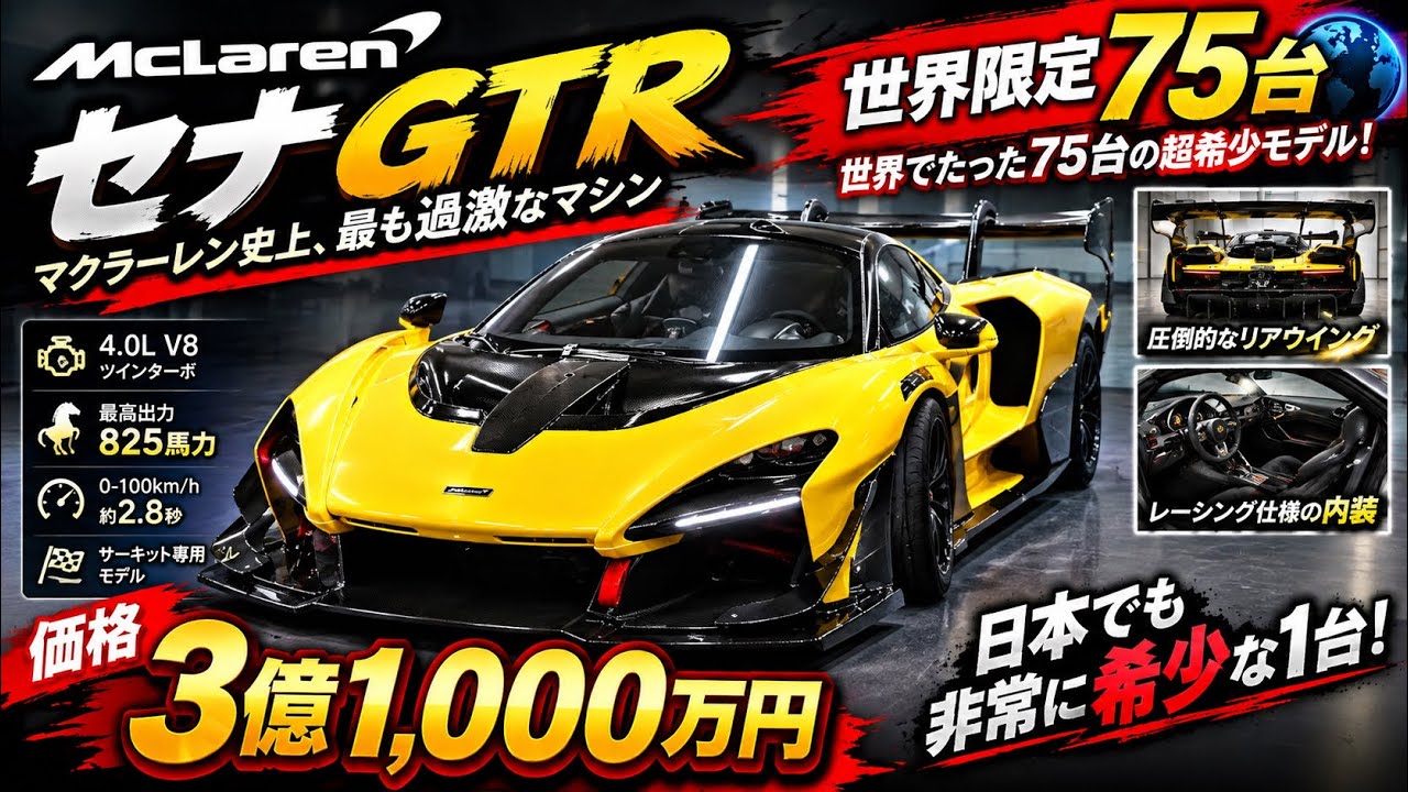 A very rare car even in Japan. McLaren Senna GTR #Japan - YouTube