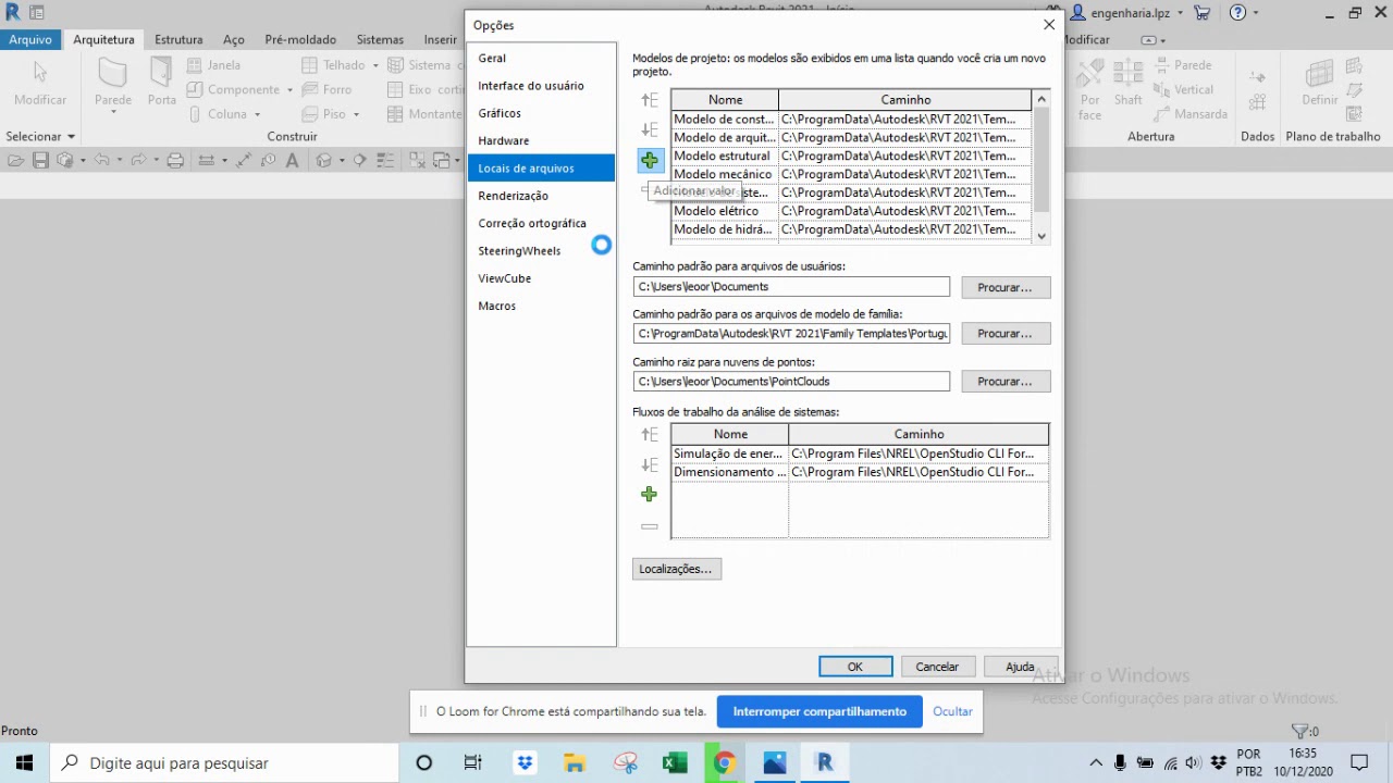 Como adicionar Template no Revit 2021 - YouTube