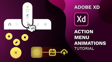 Unique Action Menu Animations in Adobe Xd | Auto Animate | Design Weekly
