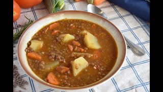 Lentejas con verduras DELICIOSAS