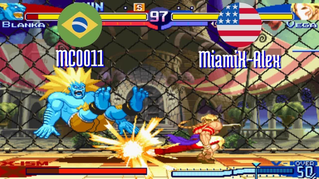 FT5 @sfa3: MC0011 (BR) vs MiamiX-Alex (US) [Street Fighter Alpha 3 Fightcade] Mar 6