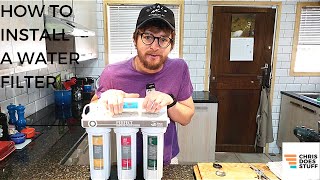 HOW TO INSTALL A WATER FILTER | DIY