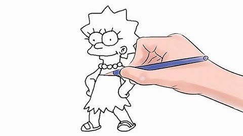 How to Draw Lisa Simpson Easy Step by Step