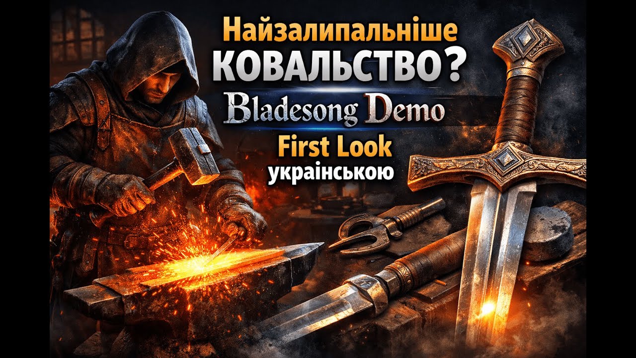 Найзалипальніше ковальство? Bladesong Demo | First Look українською