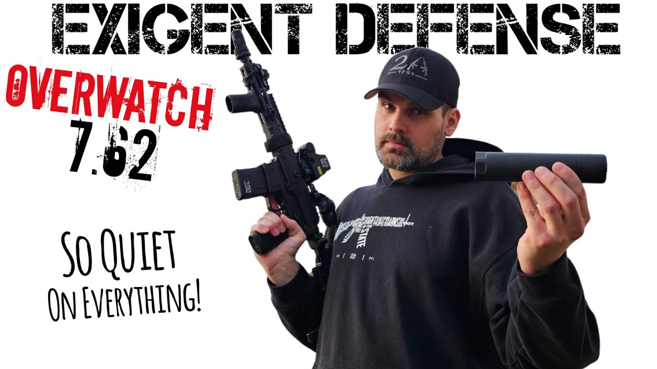 Exigent Defense Overwatch 7.62 - This Suppressor is Quiet on Everything! 