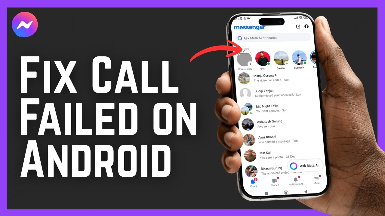Fix Messenger Call Failed on Android 2026 | Messenger Call Connecting ...