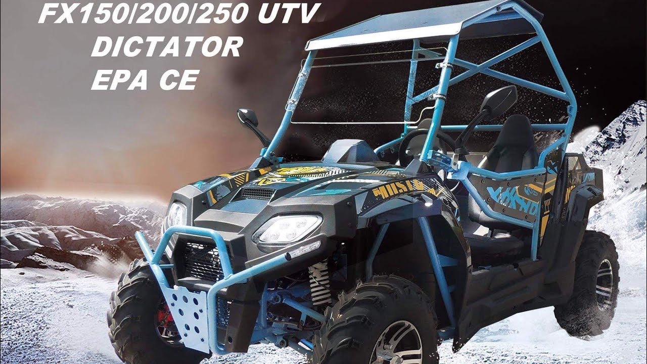YP4k.. TEST DRIVE 250cc DICTATOR UTV OFF ROADS.. ACTUAL TESTING