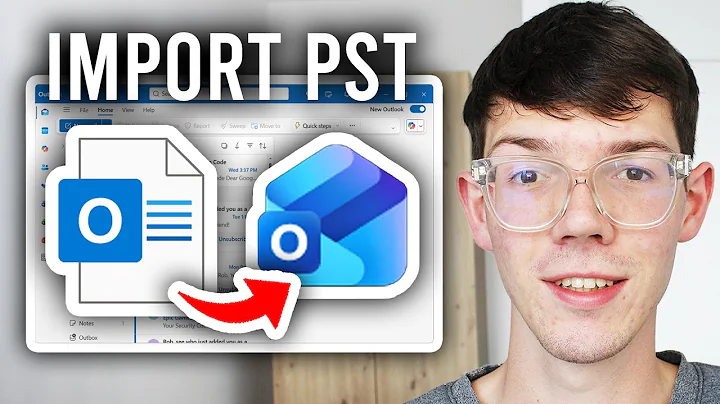 How To Import PST File In New Outlook - Step By Step