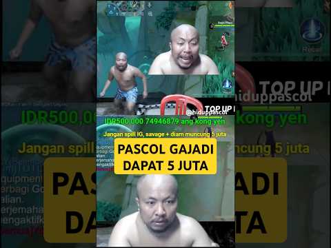 PASCOL GAJADI DAPAT 5 JUTA ❗❗🤣🤣 #pascolshort #hiduppascol #pascol