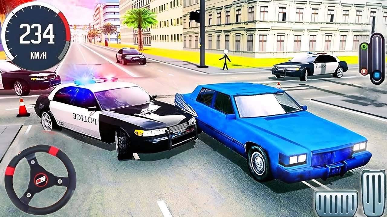Drive City Police Car Chase Simulator 2025 - Real Multi-Story Cop Car ...