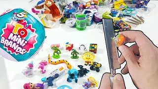 OPENING up & CUTTING open the TOY Mini Brands to see WHAT'S INSIDE! Real Miniature Toys!