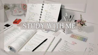 ✎ Study With Me Live︱같이 공부해요︱백색소음︱스터디윗미