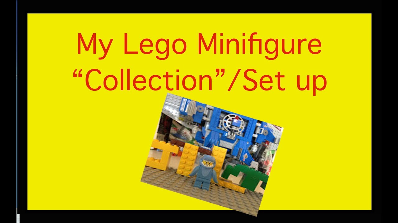 My Lego Minifigure Collection Set Up Youtube