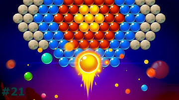 bubble shooter games video by linkdesks level #21 | Best android gameplay 2020