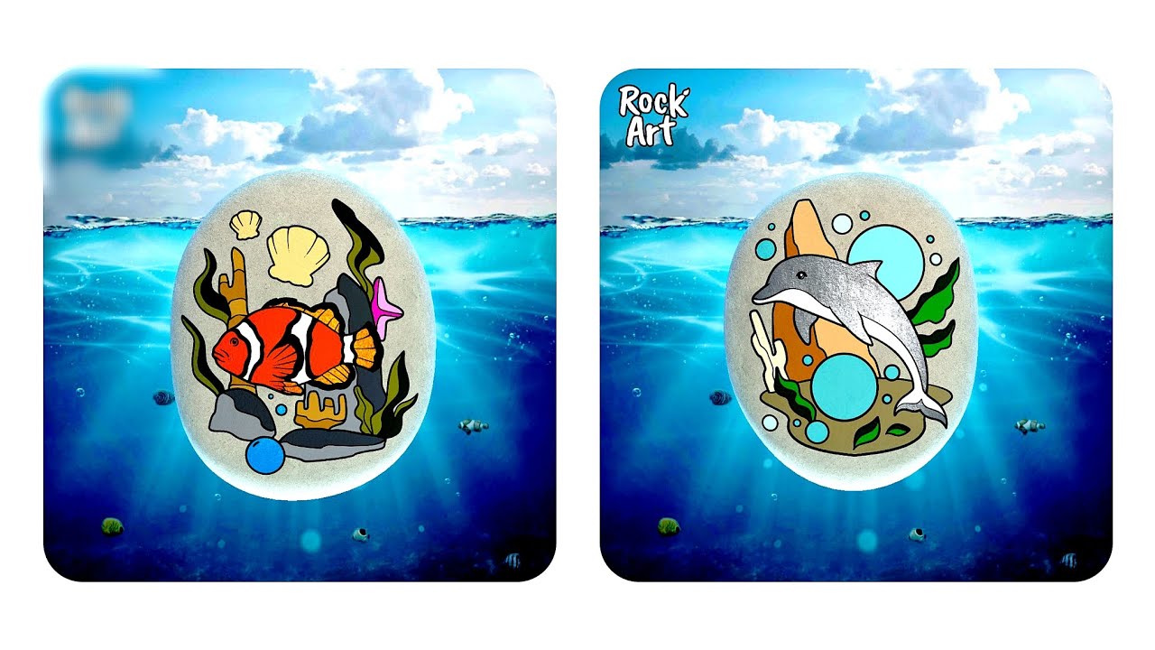 Painting on Rock || Rock Art || 