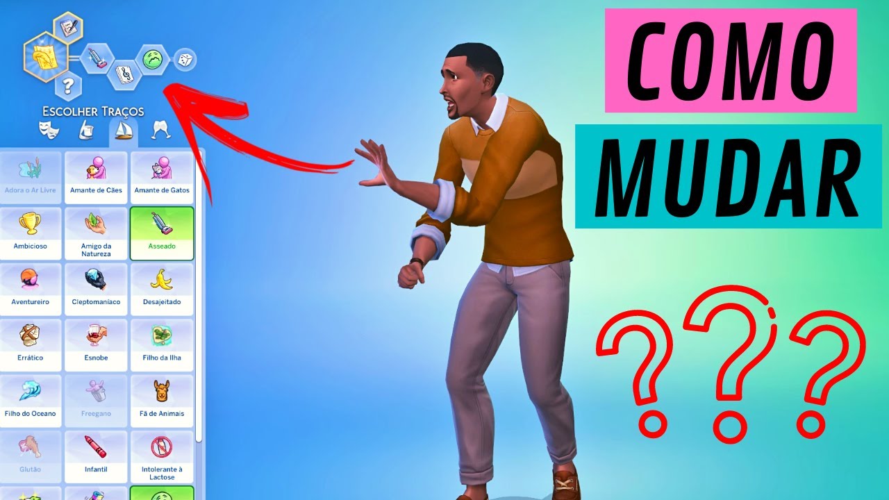 🤷 COMO MUDAR OS TRAÇOS E APARÊNCIA DE QUALQUER SIM (INCLUSIVE NPCs) NO THE SIMS 4