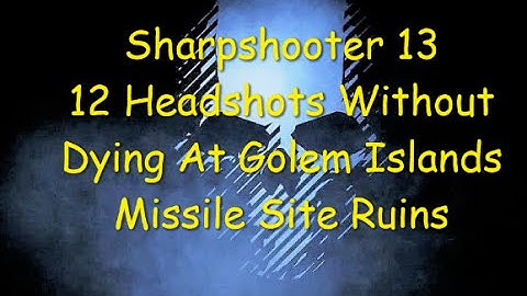 Ghost Recon Breakpoint : Sharpshooter Rank 13 : 12 Headshots Without Dying At The Missile Site Ruins