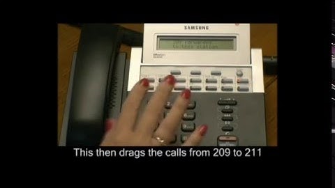 How to Forward Follow Me and all Types of Forwarding on a Samsung Telephone System