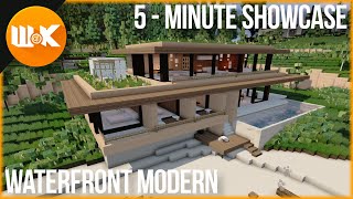 Water Front Modern House - 5 Minute Showcase - World of Keralis
