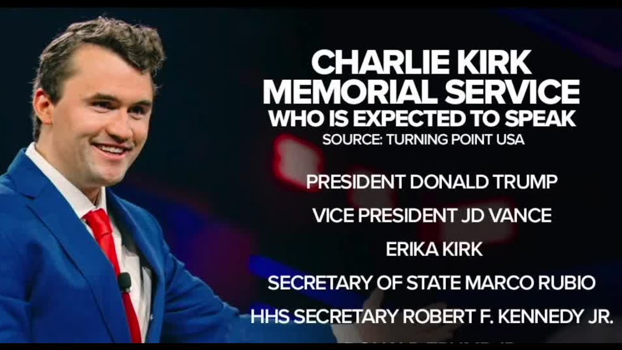 Charlie Kirk memorial event preparations underway