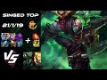 TOP Singed vs Gangplank - NA Challenger Patch 26.10