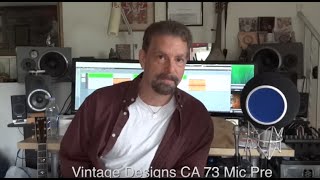 david vito gregoli - in the cabin: vintage design's ca73 mic pre