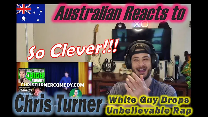 Chris Turner "White Guy Freestyles Unbelievable Rap" (Australian Reacts)